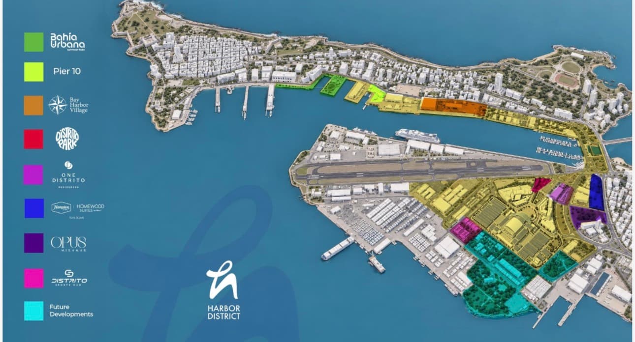 Harbor District presenta nueva etapa de desarrollo con parque público y complejo deportivo