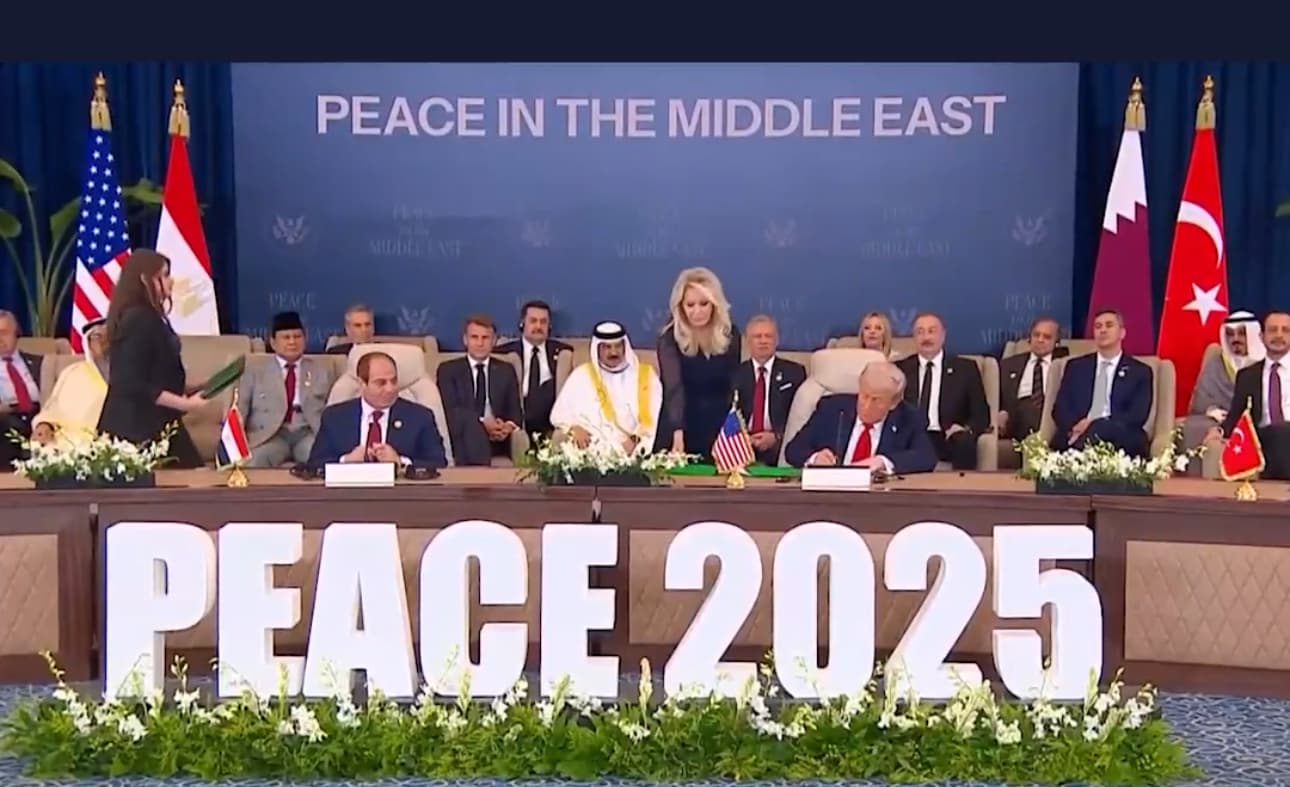 Trump y sus homólogos de Egipto, Catar y Turquía firman el fin de la guerra en Gaza