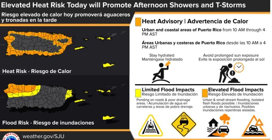 Miércoles en el que se esperan fuertes lluvias