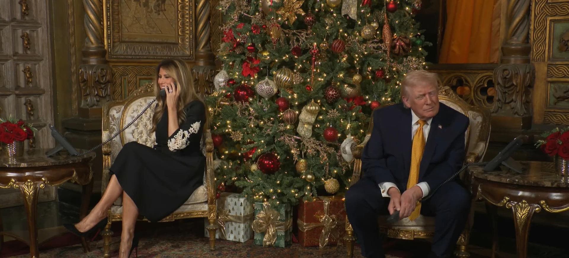 Trump asegura a un niño que vigila que un Santa Claus "malo" no entre a Estados Unidos