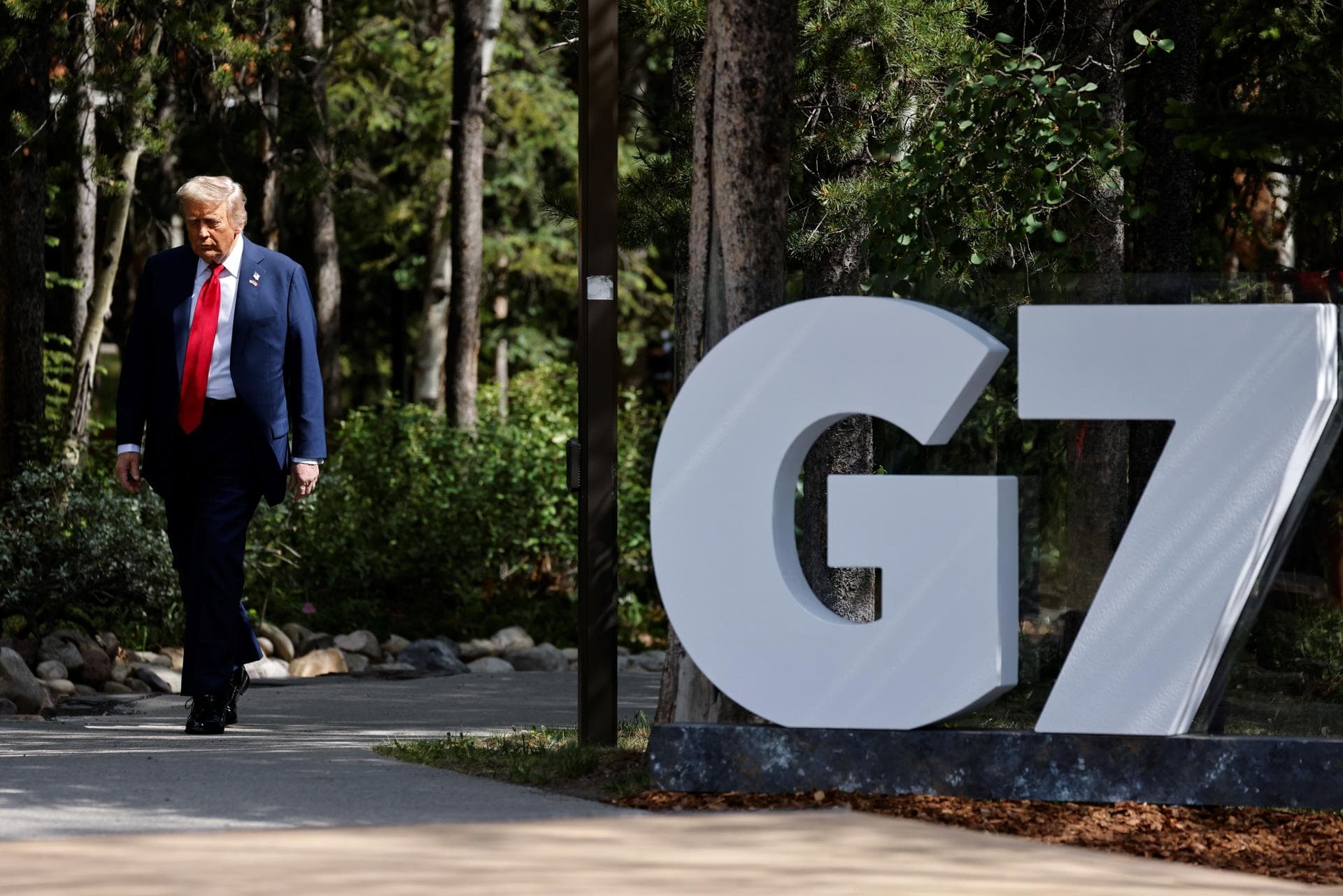 Trump abandona la Cumbre del G7 antes de su fin 