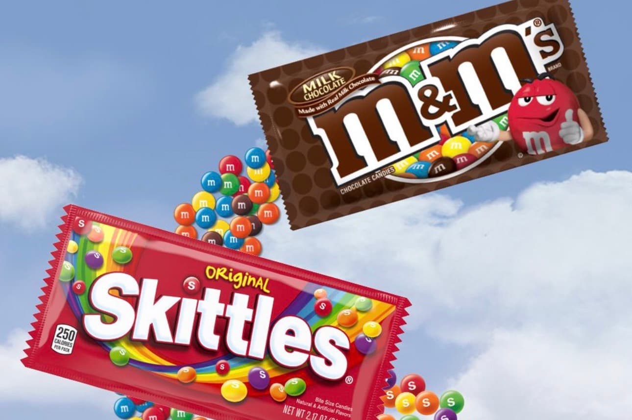 Salen a la venta en EE.UU. versiones de M&M's y Skittles sin colorantes sintéticos