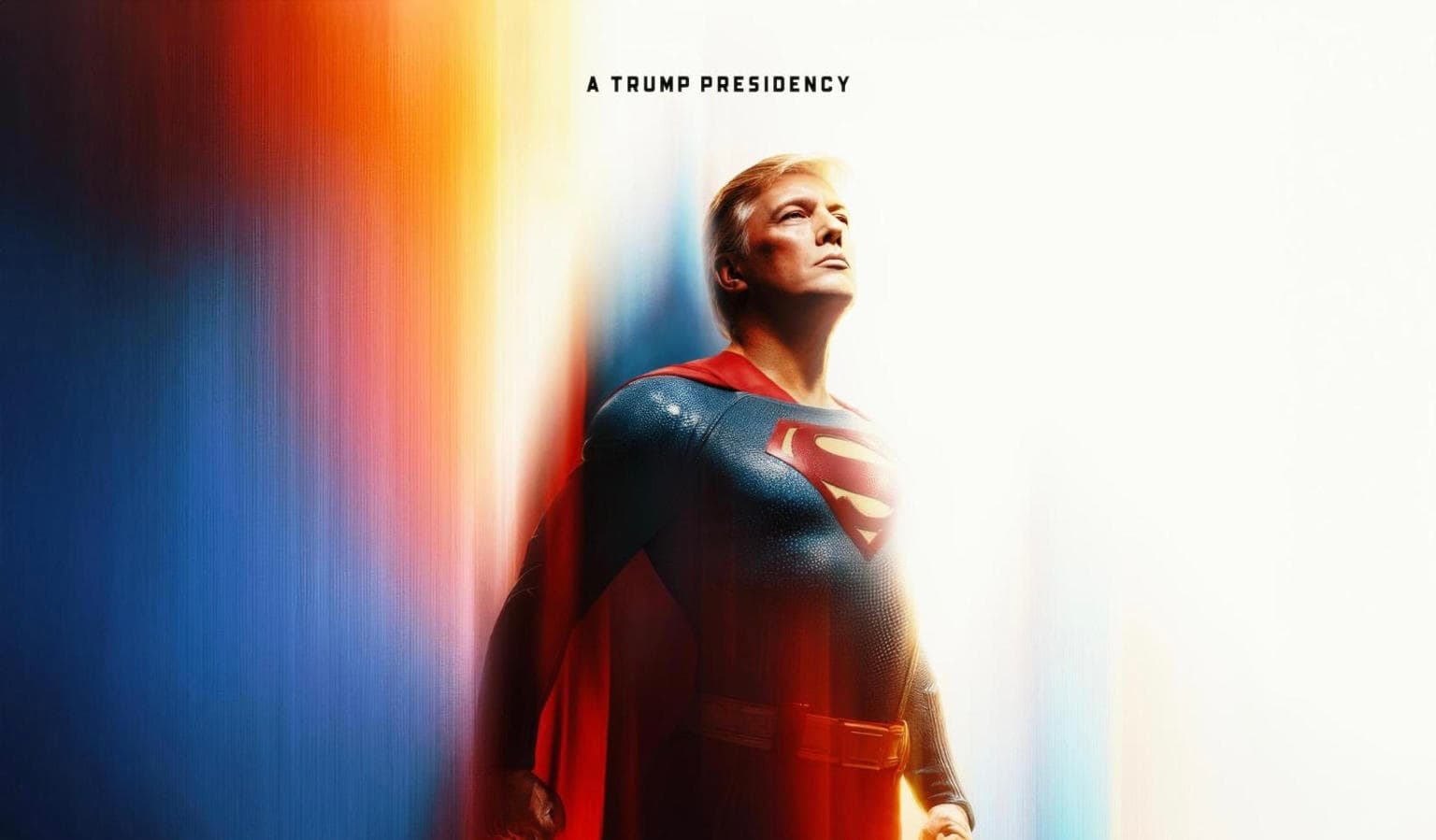 Casa Blanca publica imagen de Trump como 'Superman' 
