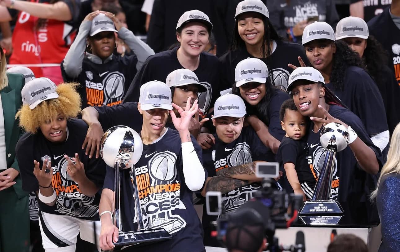 Las Aces cierran 4-0 las Finales y conquistan su cuarto anillo WNBA