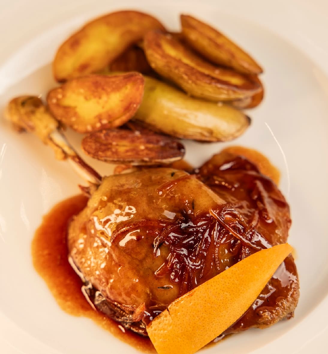 Canard confit à l’orange. Foto: Suministrada