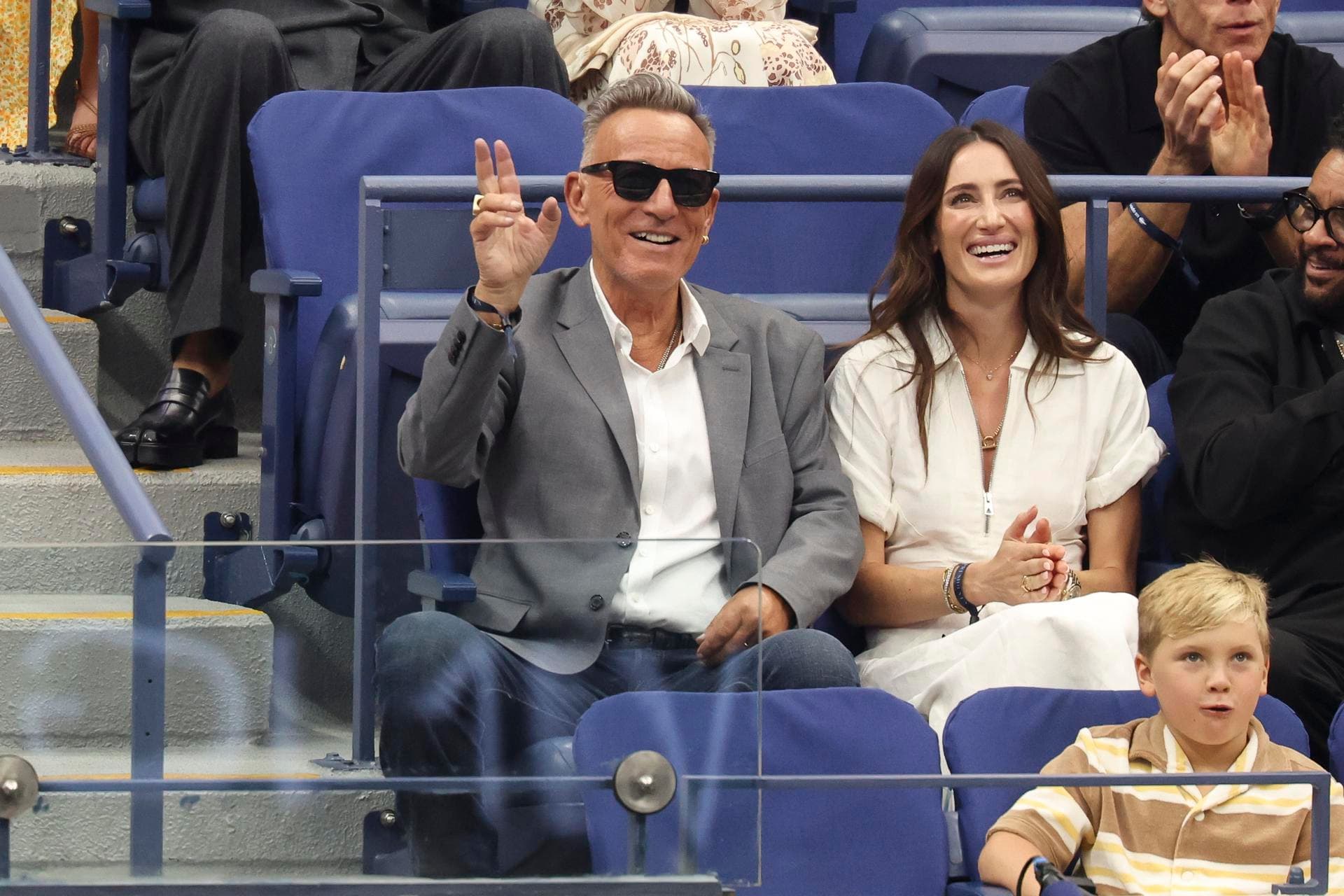 Famosos van a la final del US Open