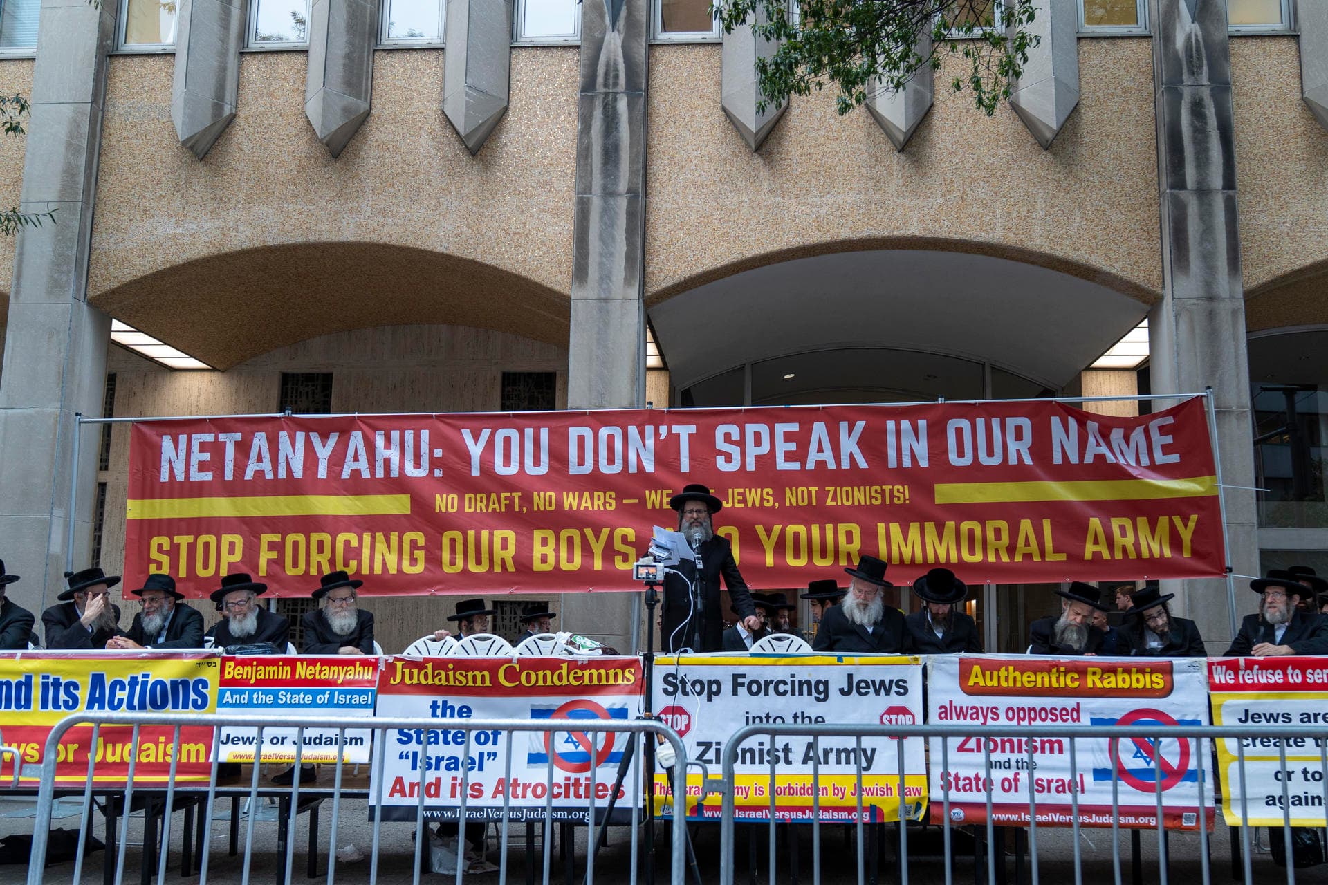 Judíos ortodoxos en Nueva York protestan contra Netanyahu en la ONU