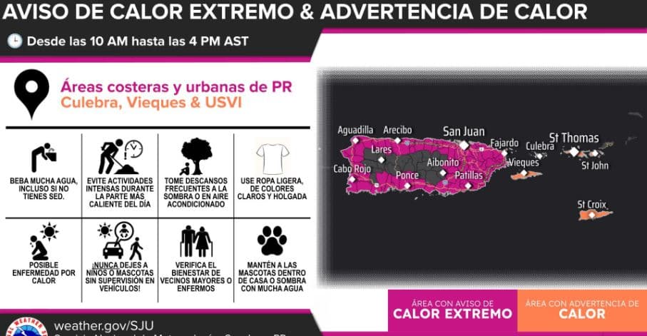 Otro caluroso jueves para la isla