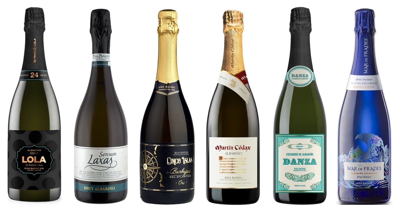 Brindemos con espumosos de albariño de Rías Baixas esta Navidad