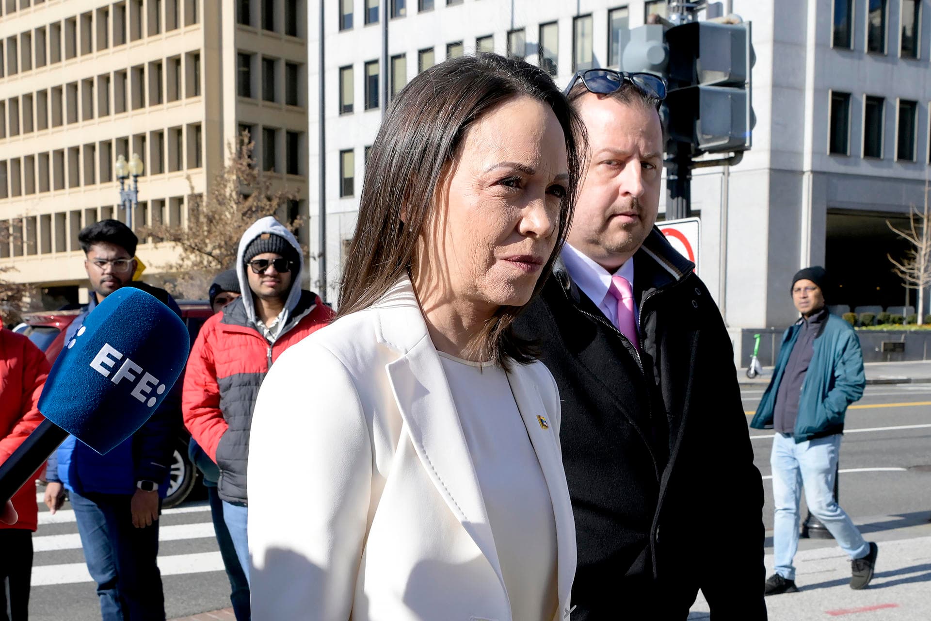 Concluye la reunión entre Trump y María Corina Machado en la Casa Blanca