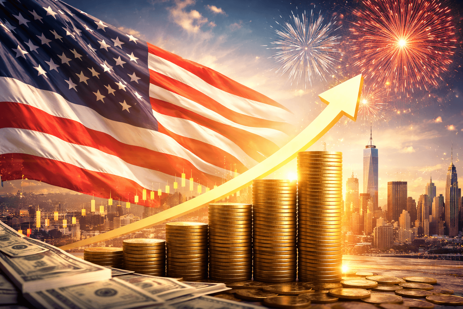 Economía de Estados Unidos crece 4.3%