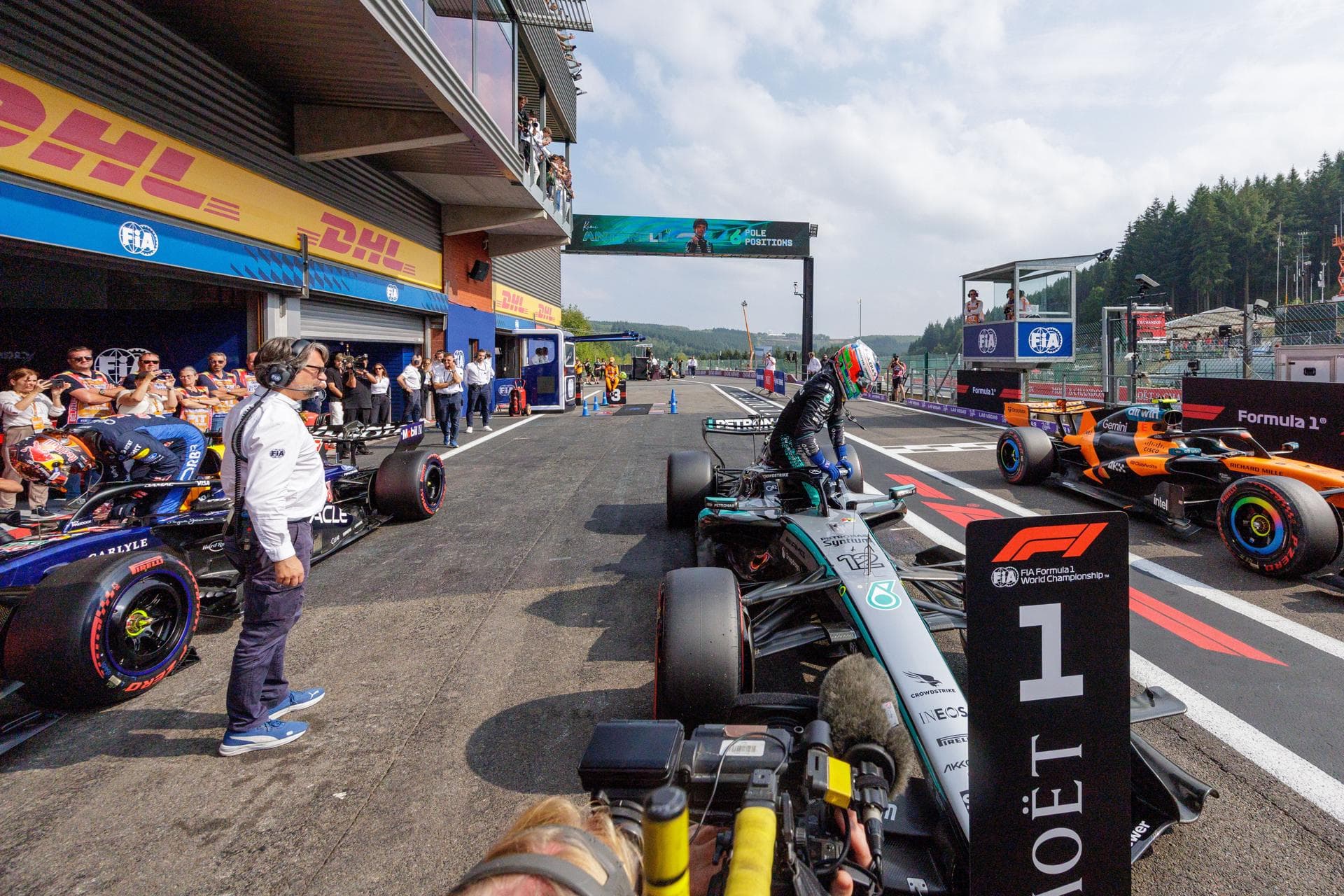 Antonelli saldrá primero en Spa-Francorchamps