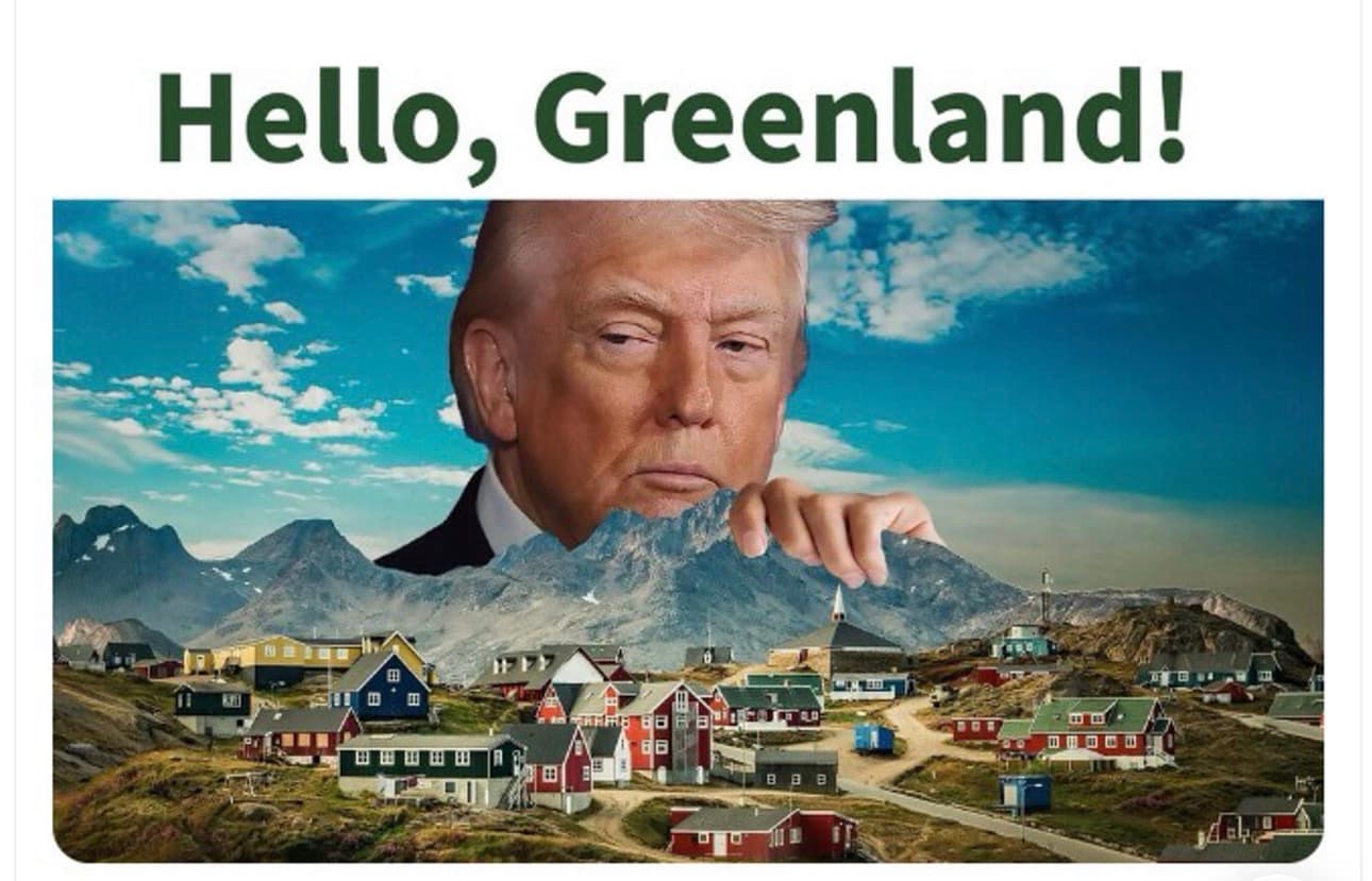 Trump vuelve a mostrar interés por Groenlandia en un mensaje en su red Truth Social