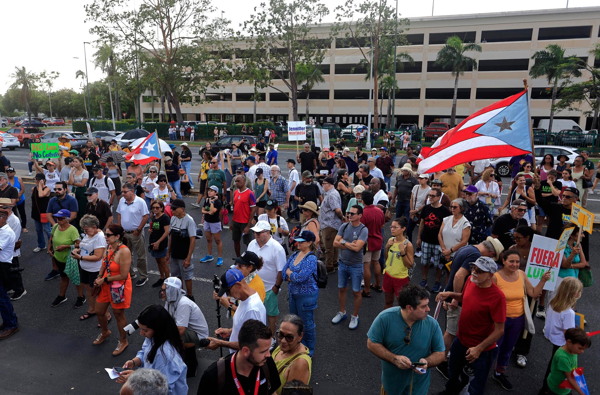 Grupos de izquierda protestan contra sistema eléctrico