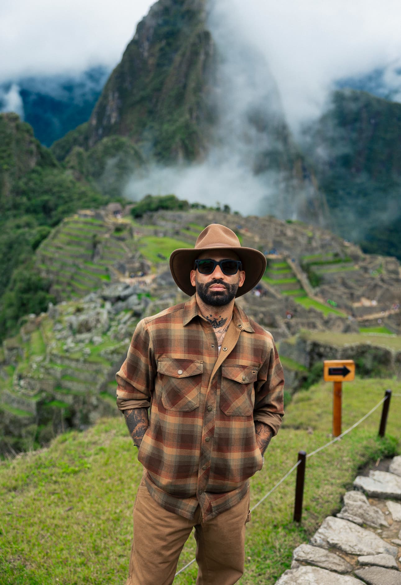 Arcángel en Machu Picchu. Foto: Suministrada