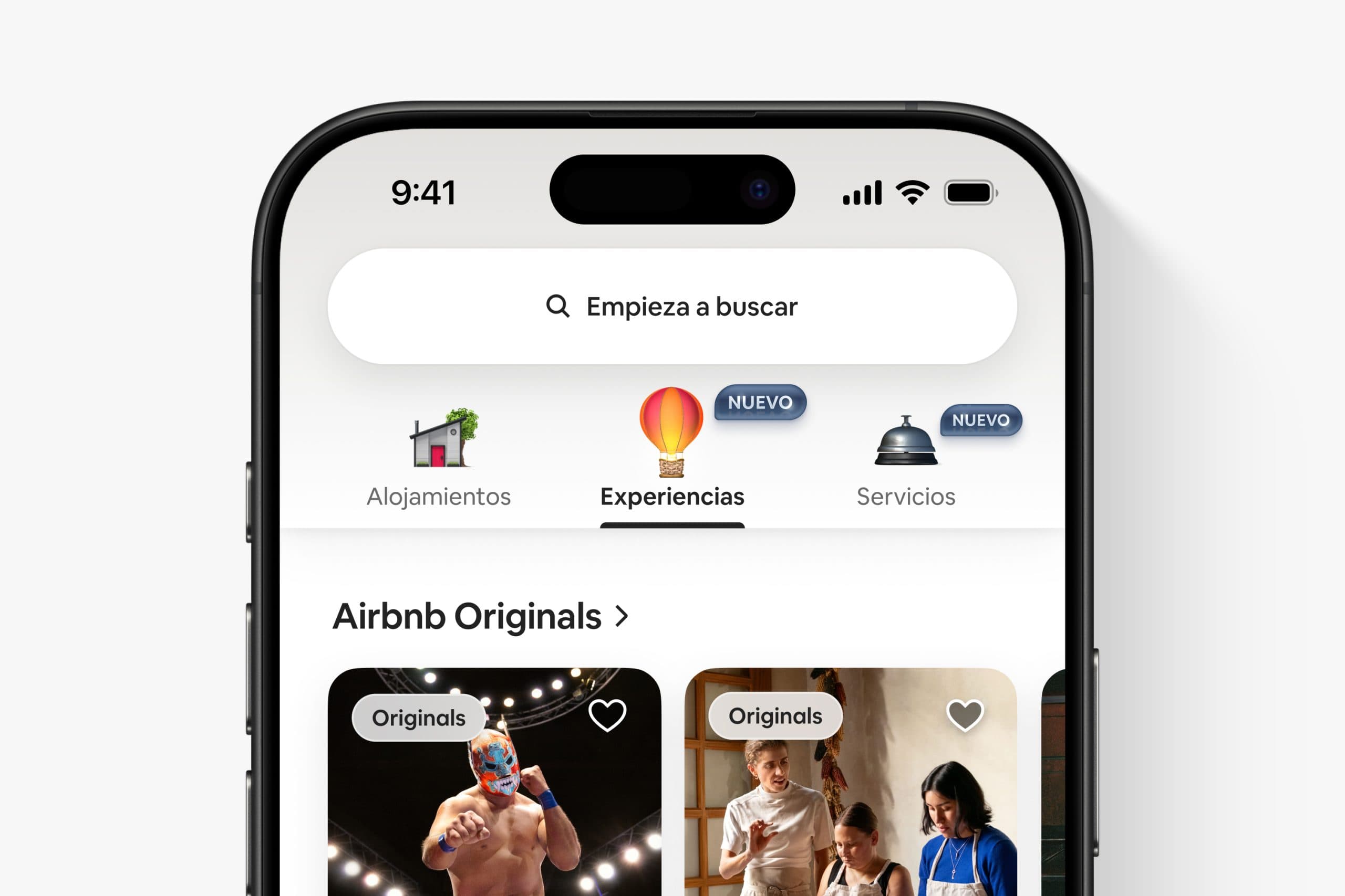 Airbnb renueva su aplicación 