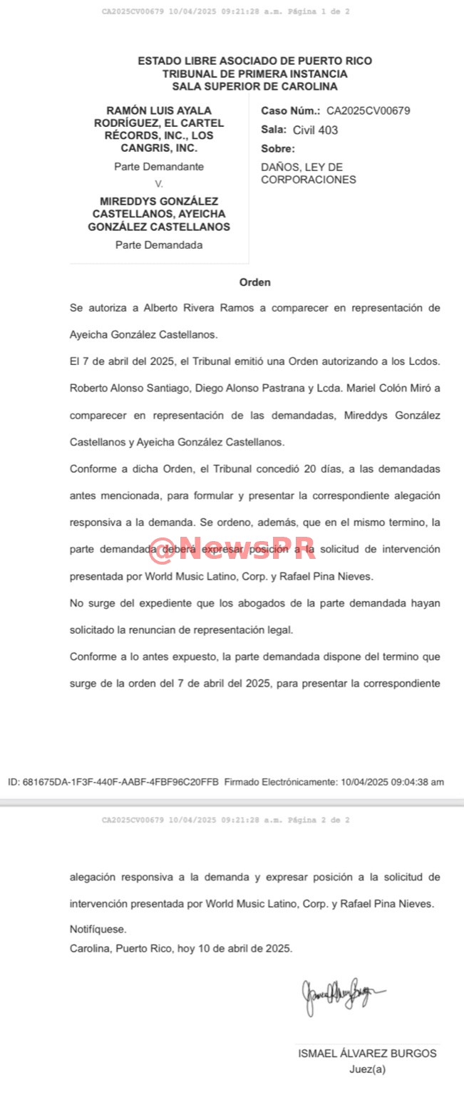 López Mulero asume las riendas de la representación legal de Mireddys González