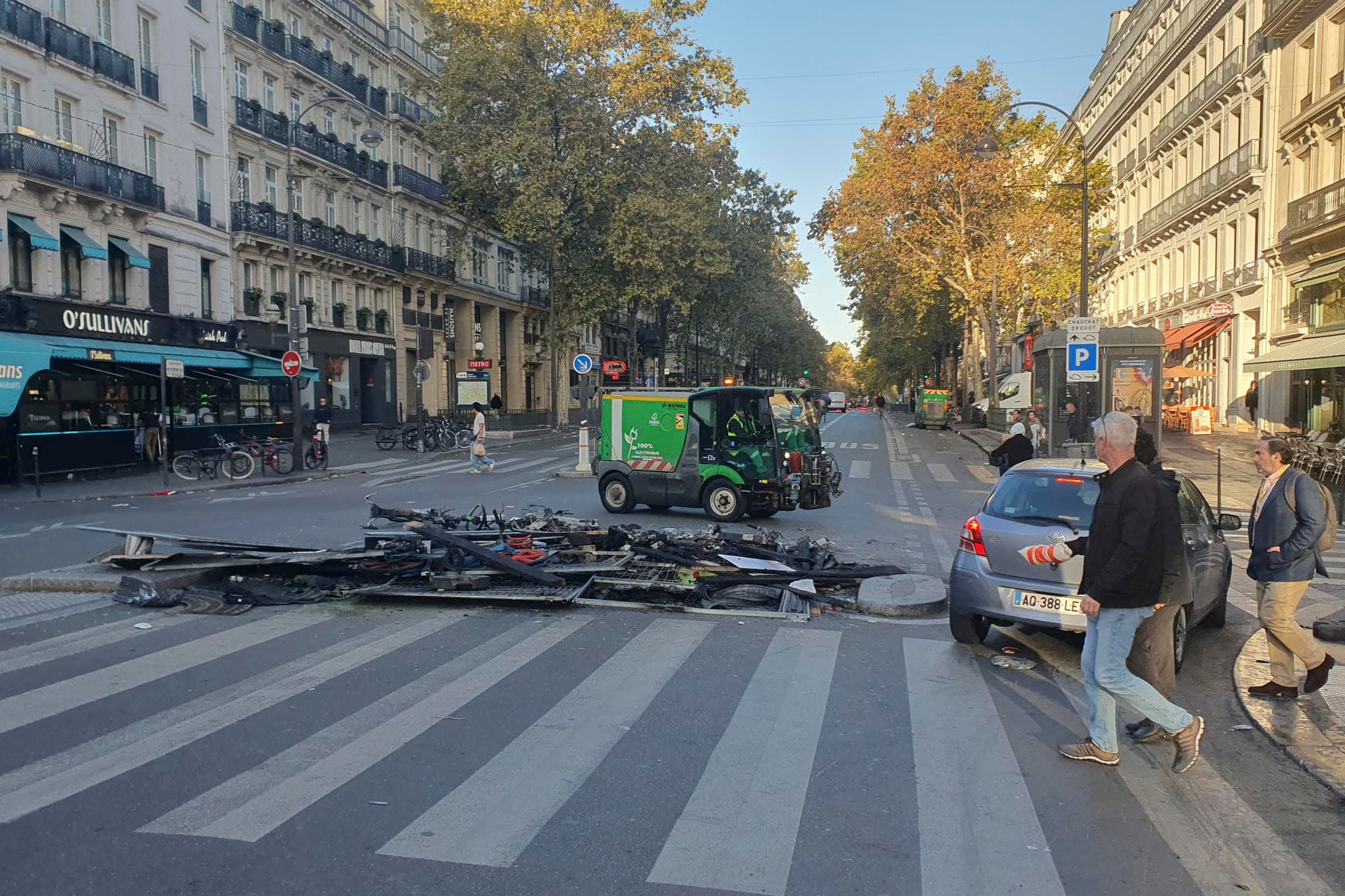 Los detenidos en las protestas en Francia ascienden a 2,000 con 600 agentes heridos