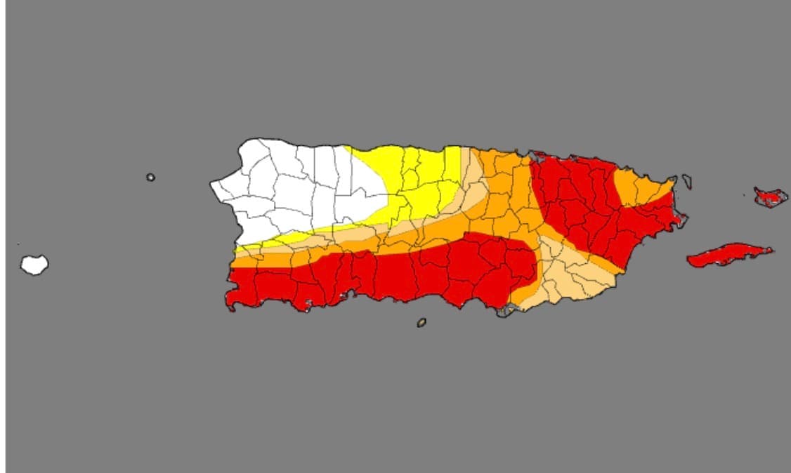 Sequía cede en Puerto Rico