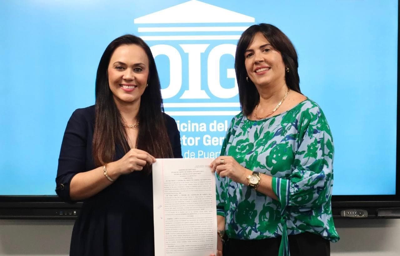 Contralora e Inspectora General firman acuerdo de colaboración para fiscalización gubernamental