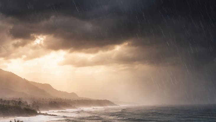 Tiempo inestable hasta el viernes con aguaceros, tormentas y riesgo de inundaciones