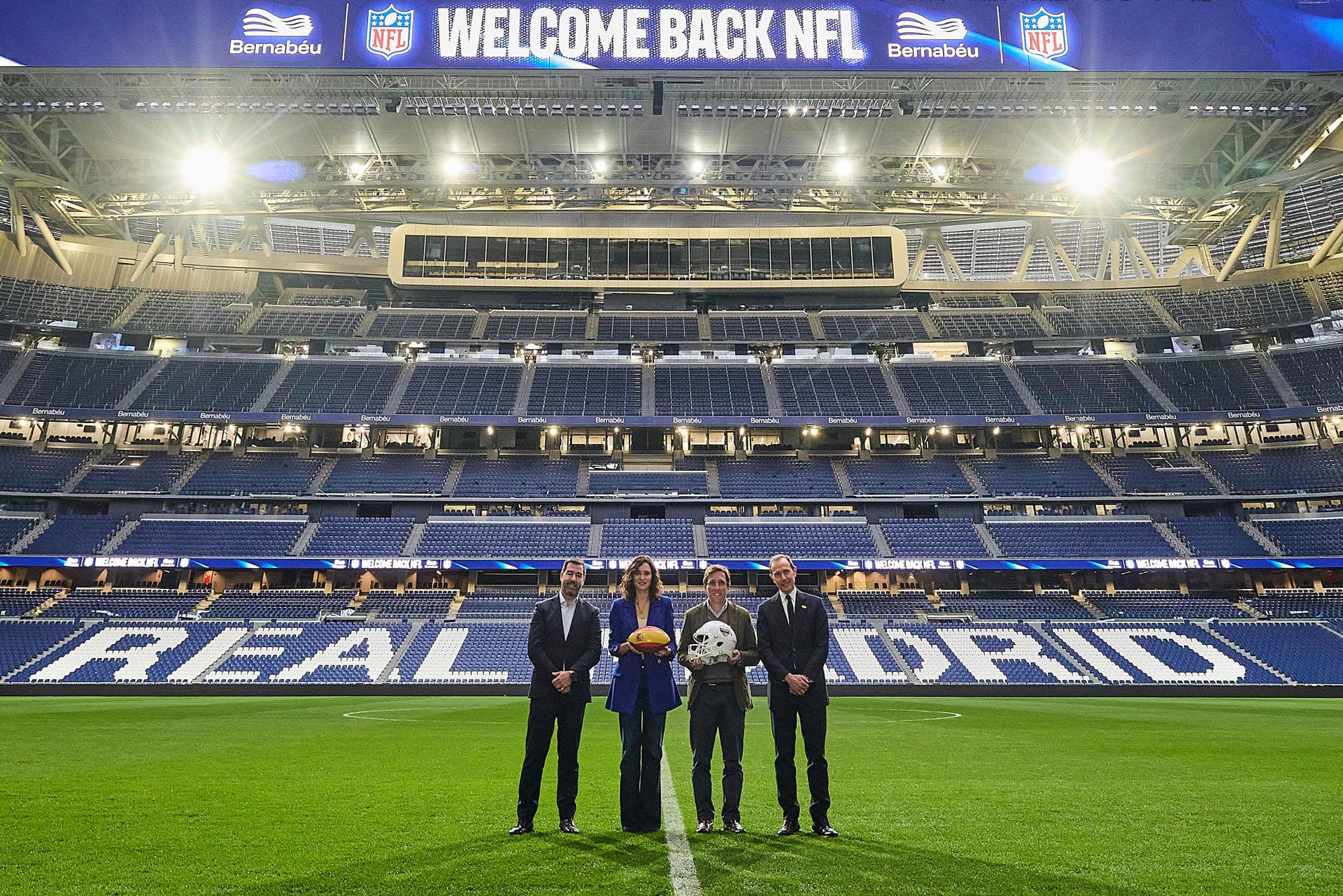 El Bernabéu volverá a acoger este año un partido de la NFL