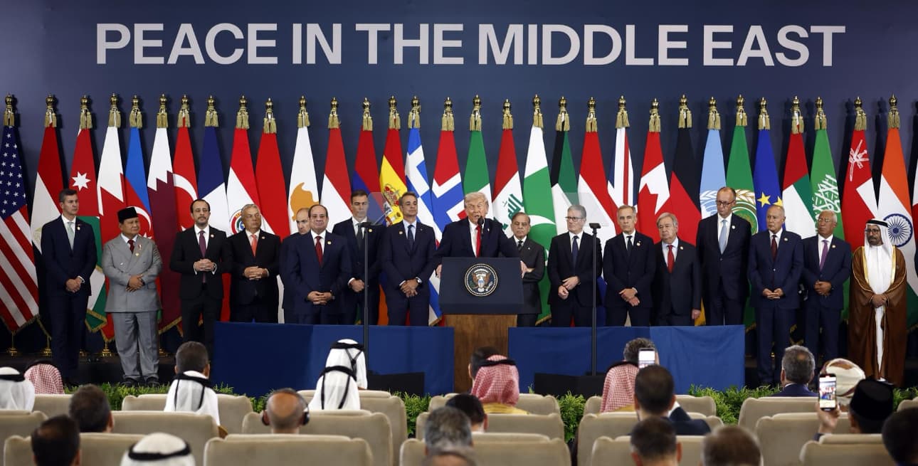 Trump proclama "la paz en Oriente Medio" en celebración del acuerdo sobre Gaza