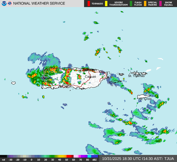 Advertencia de inundaciones para el área metropolitana