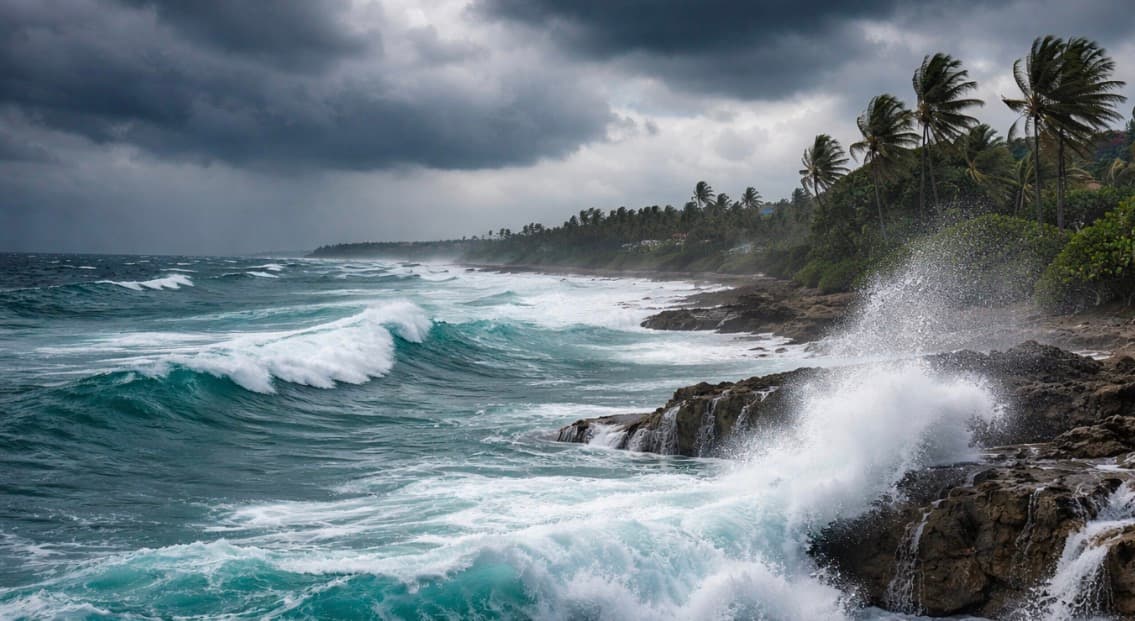 Vientos fuertes y aguaceros intensos hasta el domingo