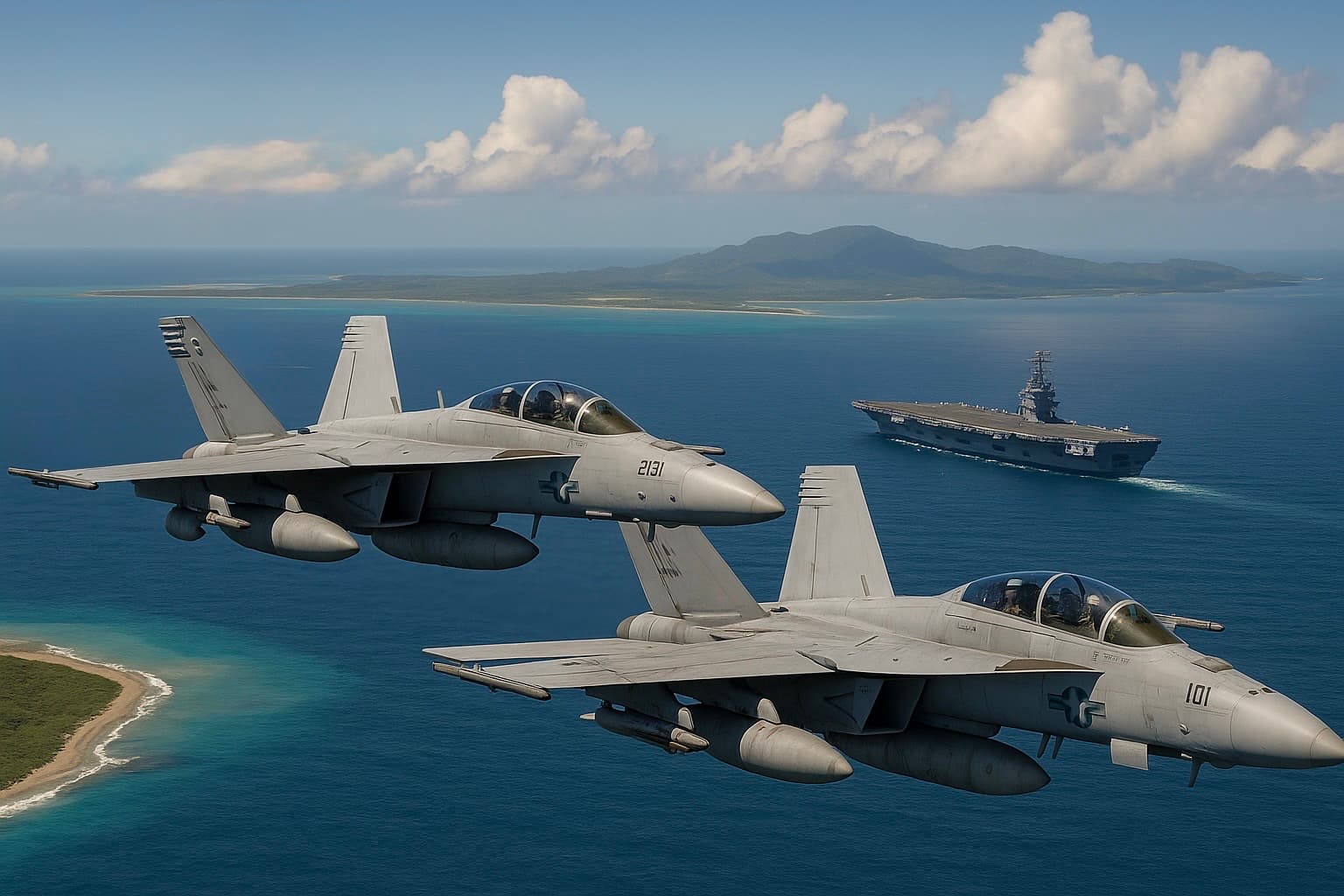 Cazas F-18 de EEUU se internan durante 40 minutos en espacio aéreo venezolano