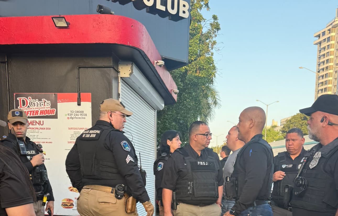 Municipio de San Juan realiza operativo interagencial en establecimiento “D’Girls Gentlemen Club” de Santurce