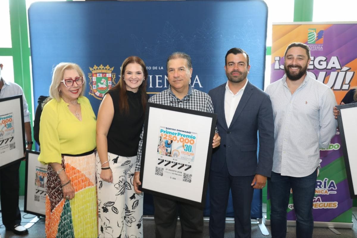 Lotería de Puerto Rico conmemora los 30 años de la Ley 173 con billete conmemorativo