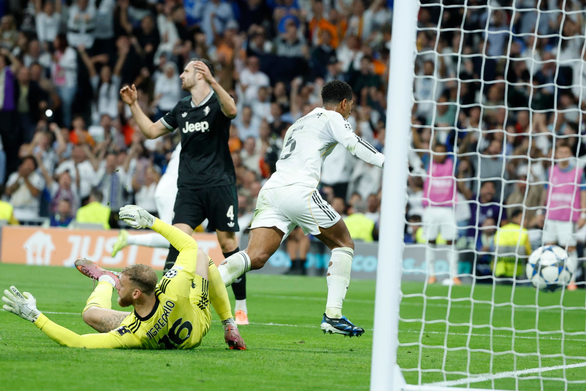 Bellingham logra victoria del Real Madrid contra el Juventus