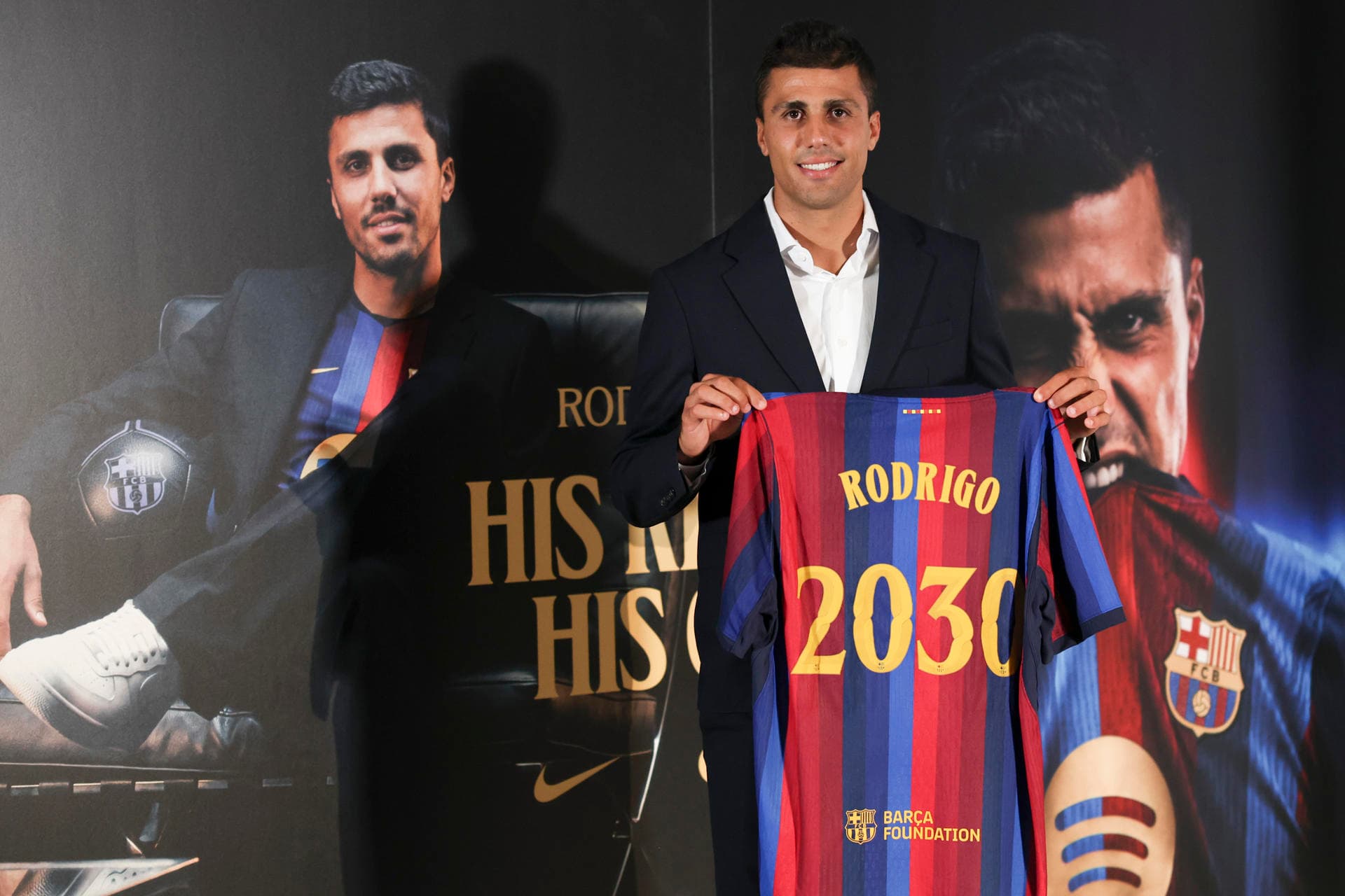 Rodri, tras firmar hasta 2030: "El Barça era mi primera opción"