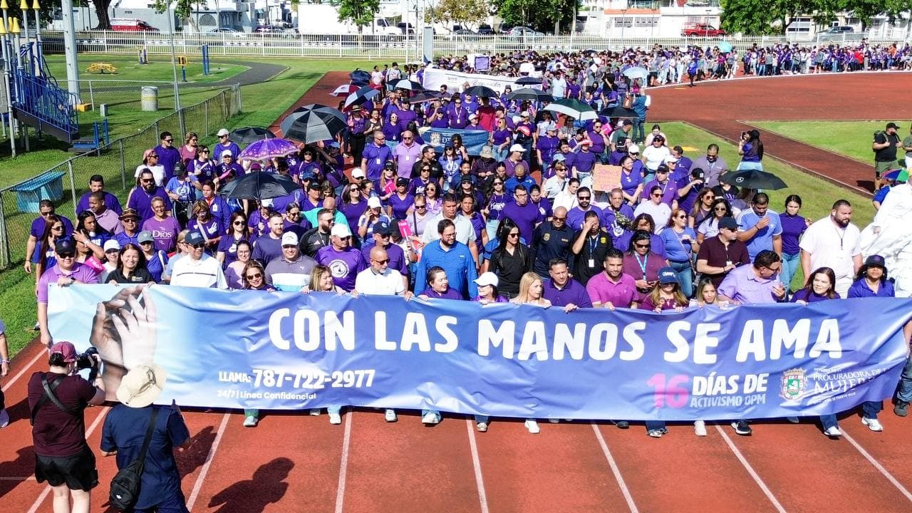 OPM culmina campaña de 16 días de activismo con marcha y actividades educativas en Toa Baja