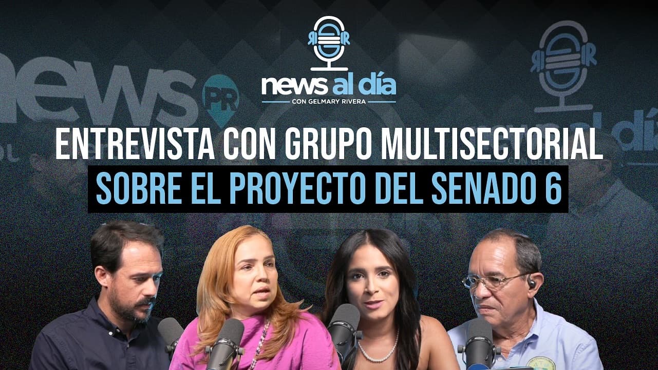 News Al Día: Entrevista con grupo multisectorial sobre el proyecto del Senado 6