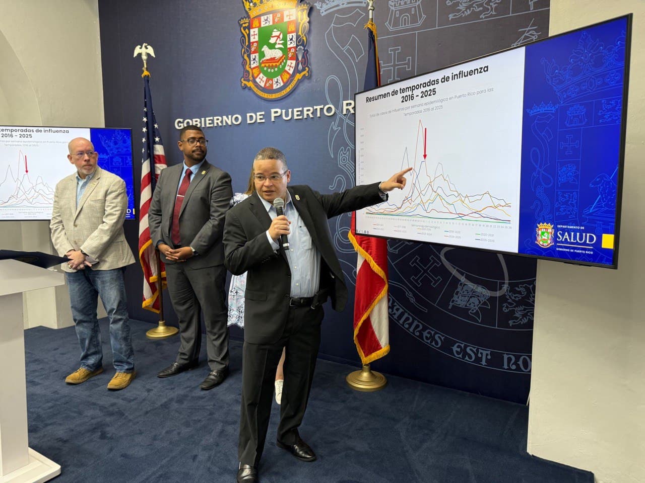 Influenza se mantiene por tercera semana sobre el umbral epidémico en Puerto Rico