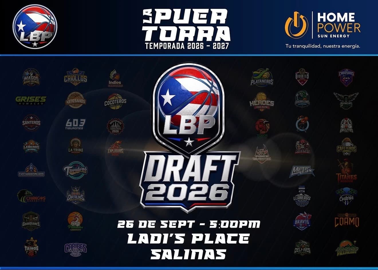 Liga de Baloncesto Puertorriqueña celebrará Draft con 118 jugadores disponibles para 40 equipos