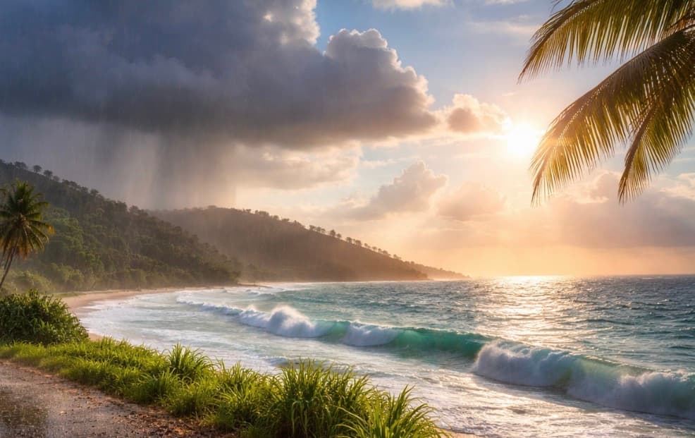 Aguaceros aislados y temperaturas sobre lo normal marcarán el inicio de la semana