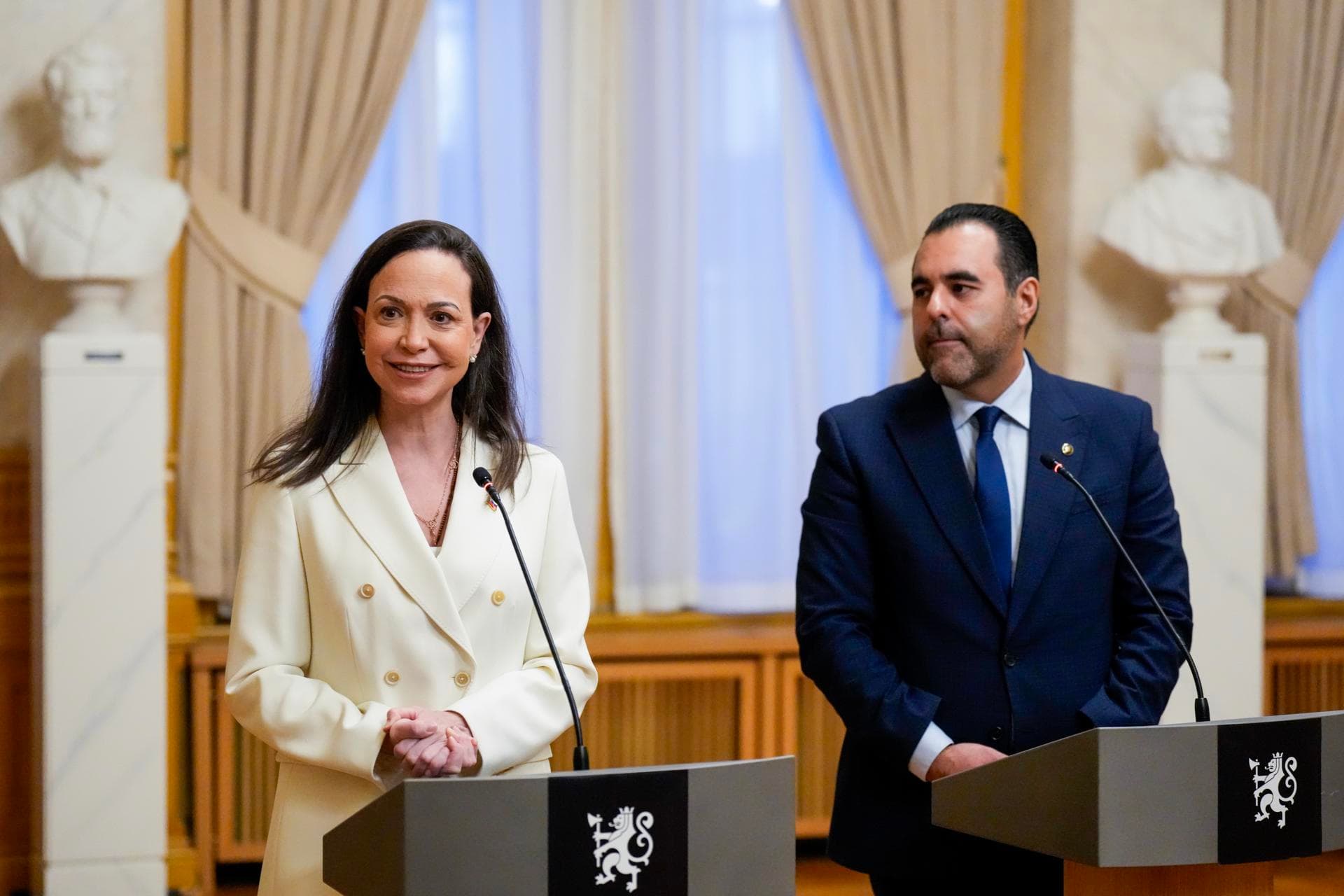 Machado agradece desde Oslo el apoyo de EE.UU. y pide la ayuda del mundo contra Maduro