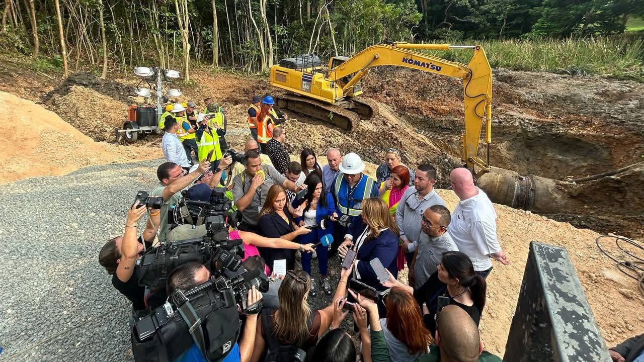 AAA informa del restablecimiento completo del Superacueducto