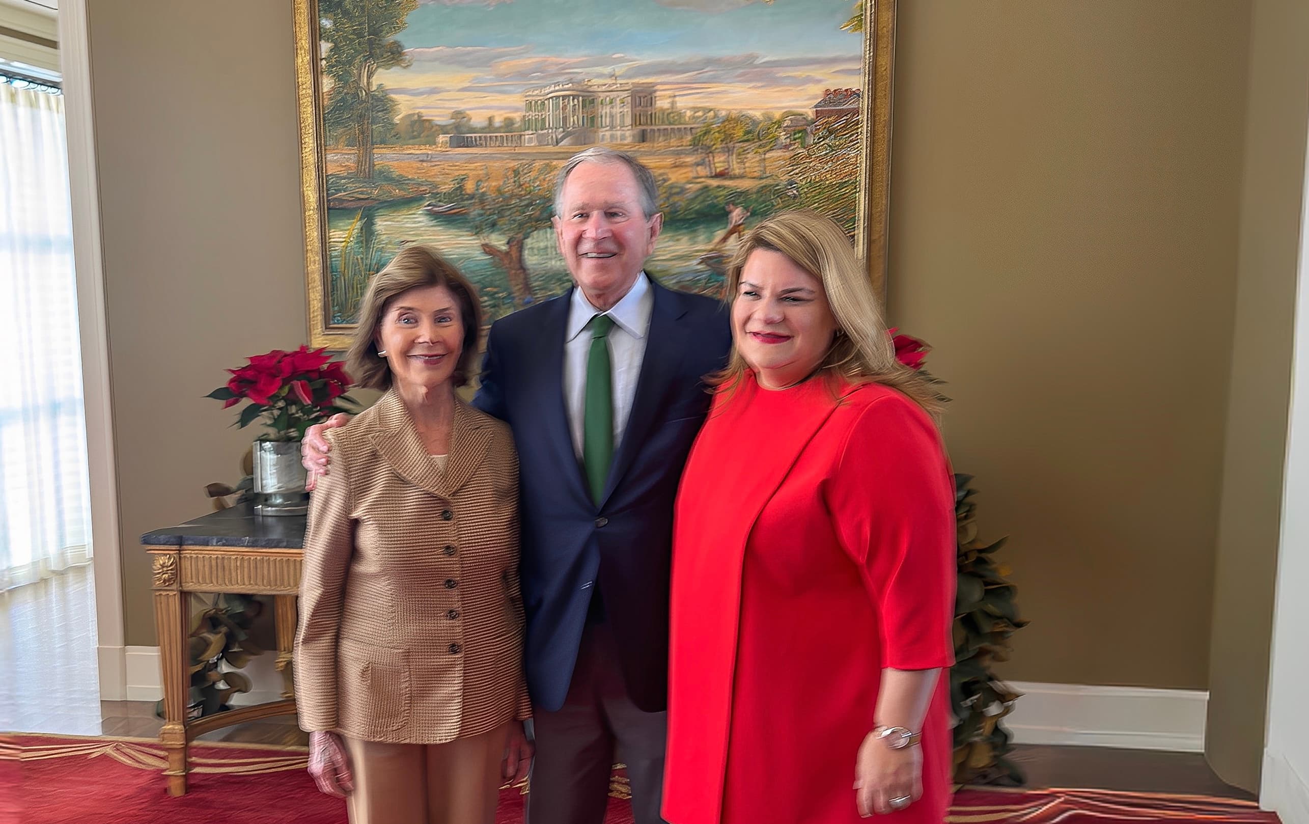 Gobernadora aúna esfuerzos con el Instituto George W. Bush para aumentar el alfabetismo en niños