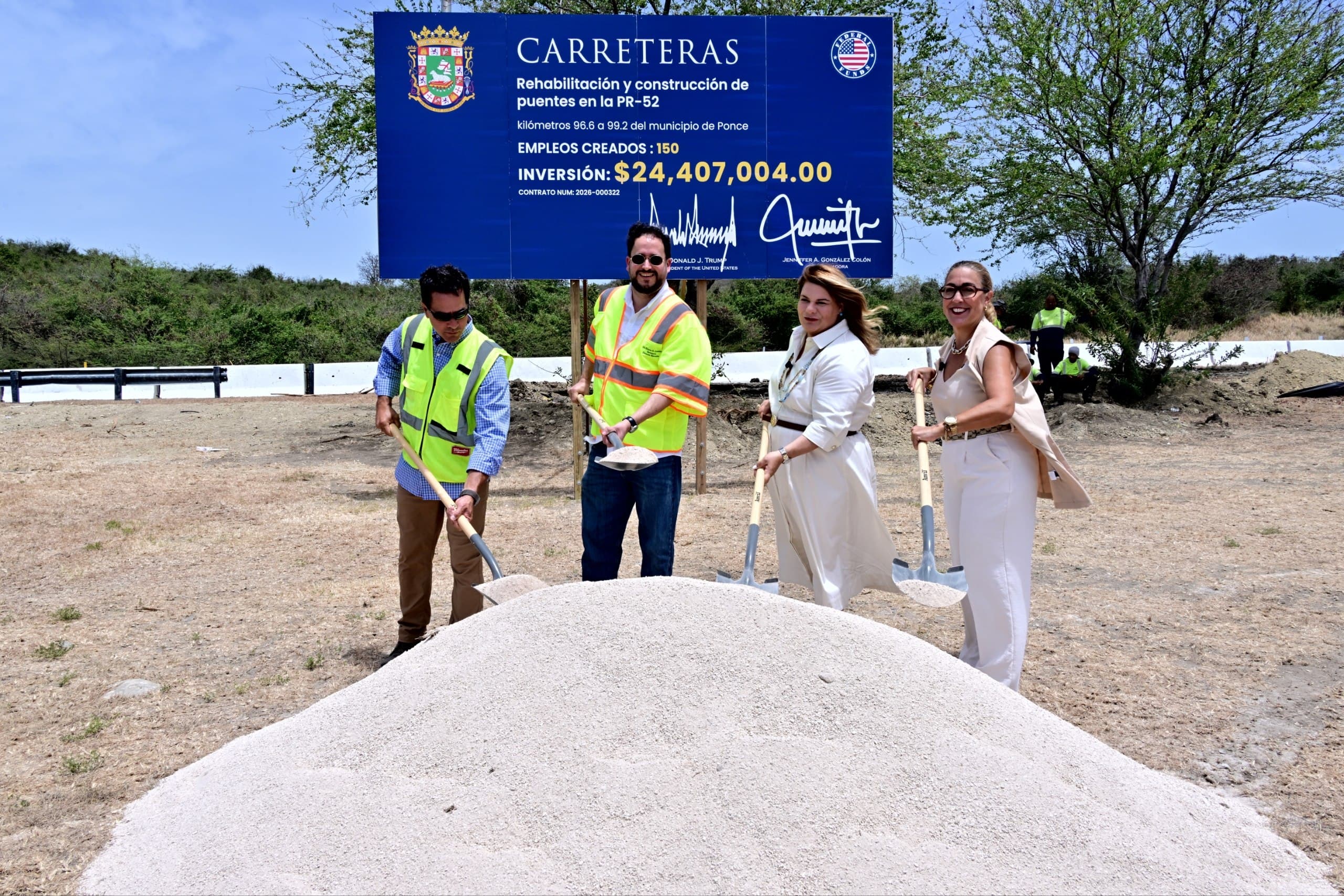 Gobernadora llega a Ponce con inversión de $70 millones en infraestructura