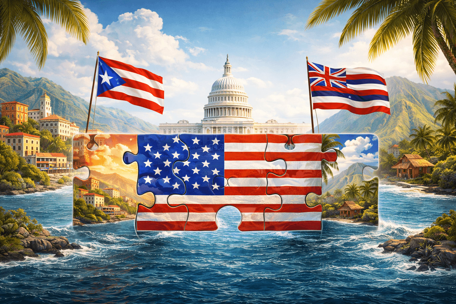 Hawaii y Puerto Rico: Historia, Igualdad y el Camino hacia la Estadidad