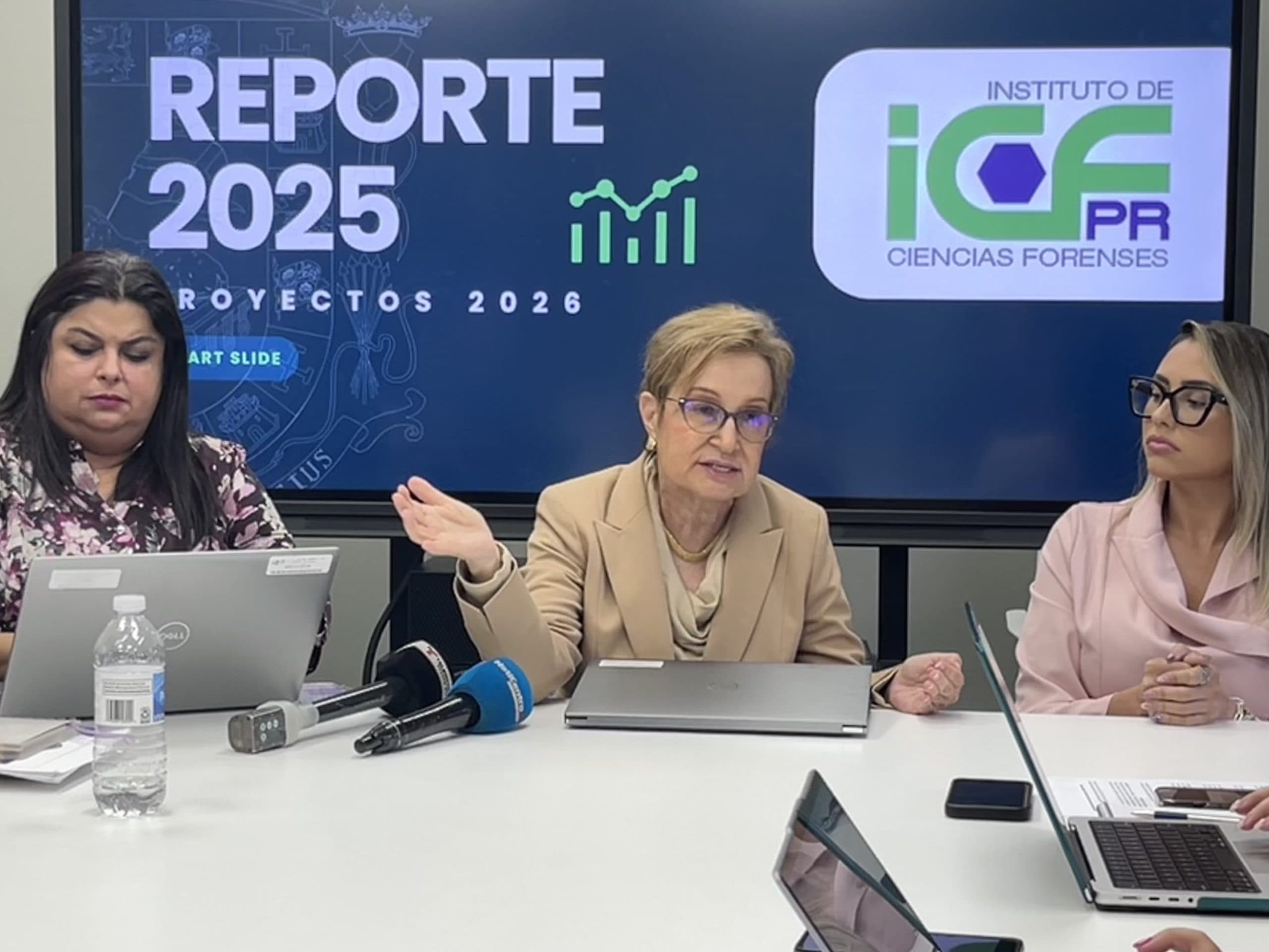 Instituto de Ciencias Forenses presenta resultados de 2025 y proyecciones para 2026