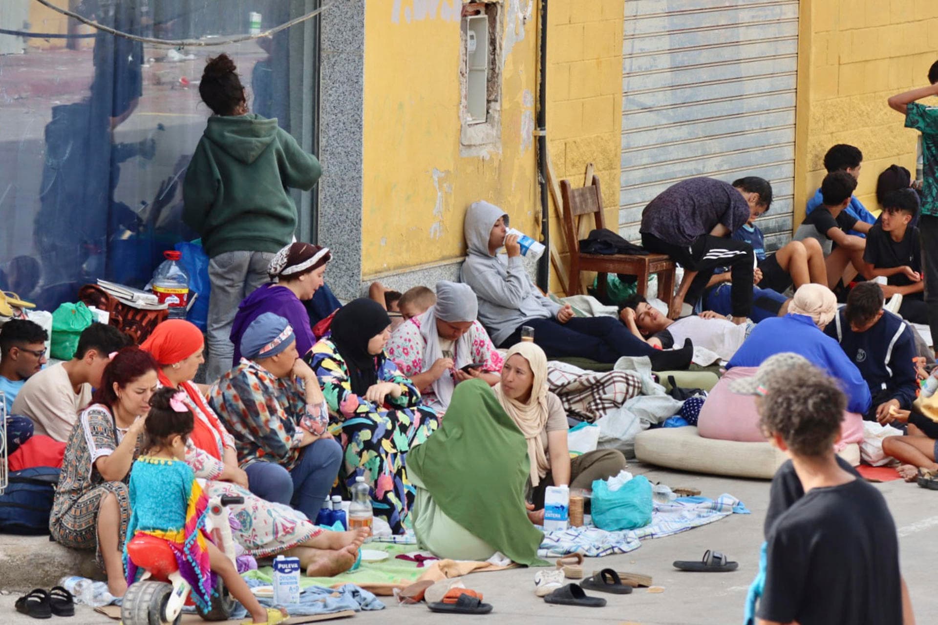 Normalidad en la frontera entre Marruecos y Ceuta