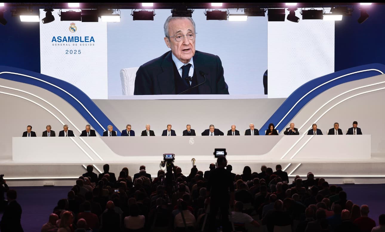 Florentino Pérez acusa a Tebas de adulterar la Liga y critica duramente a Barça y árbitros