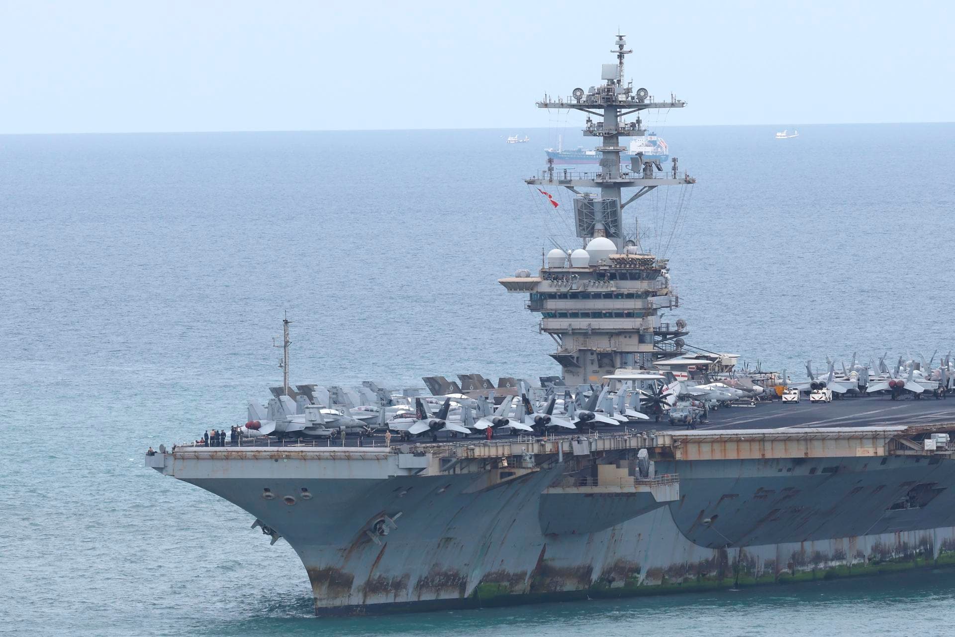 Los marines del Lincoln amarran en Tailandia tras seis meses desplegados en Oriente Medio