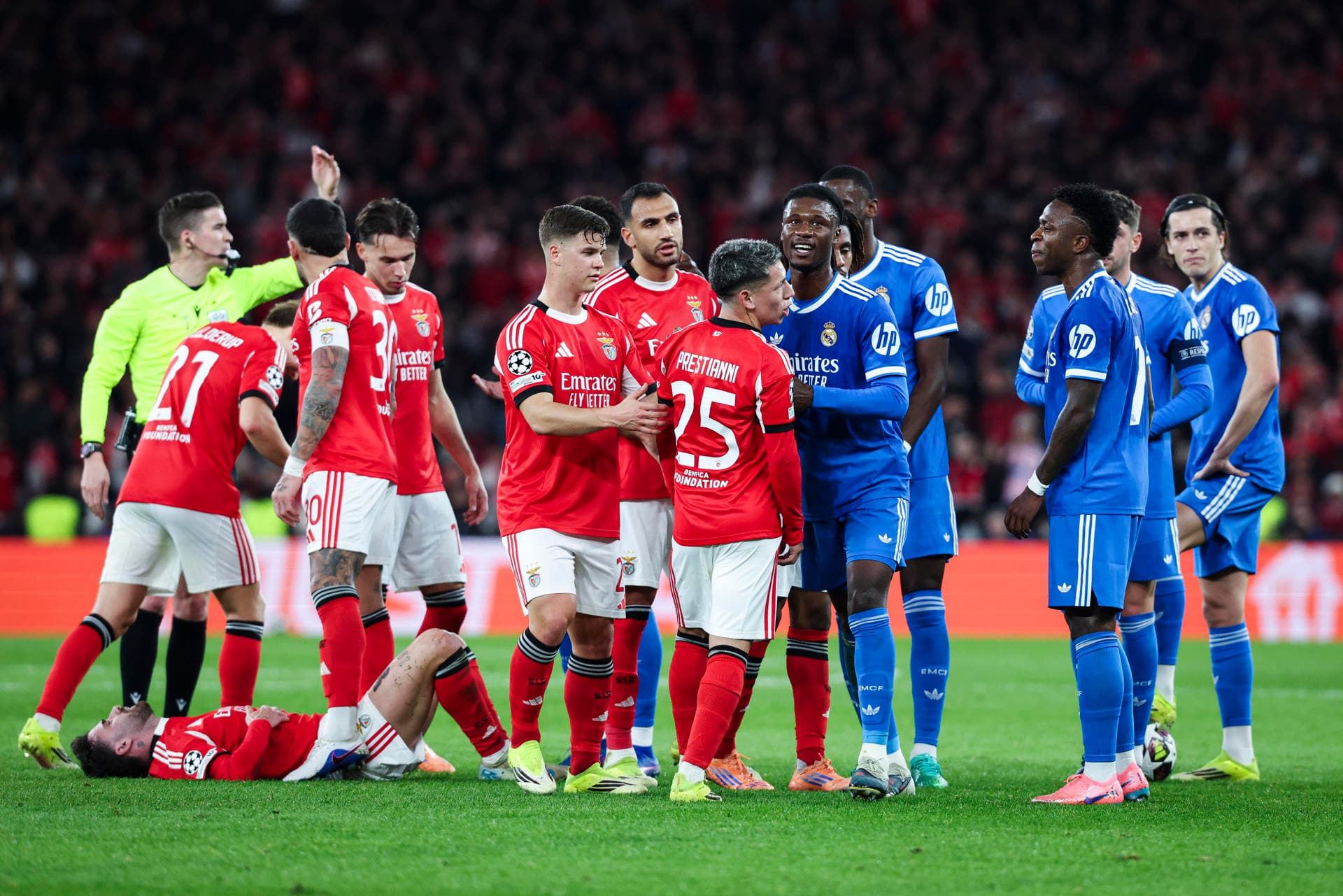 Gianluca Prestianni es suspendido provisionalmente por la UEFA