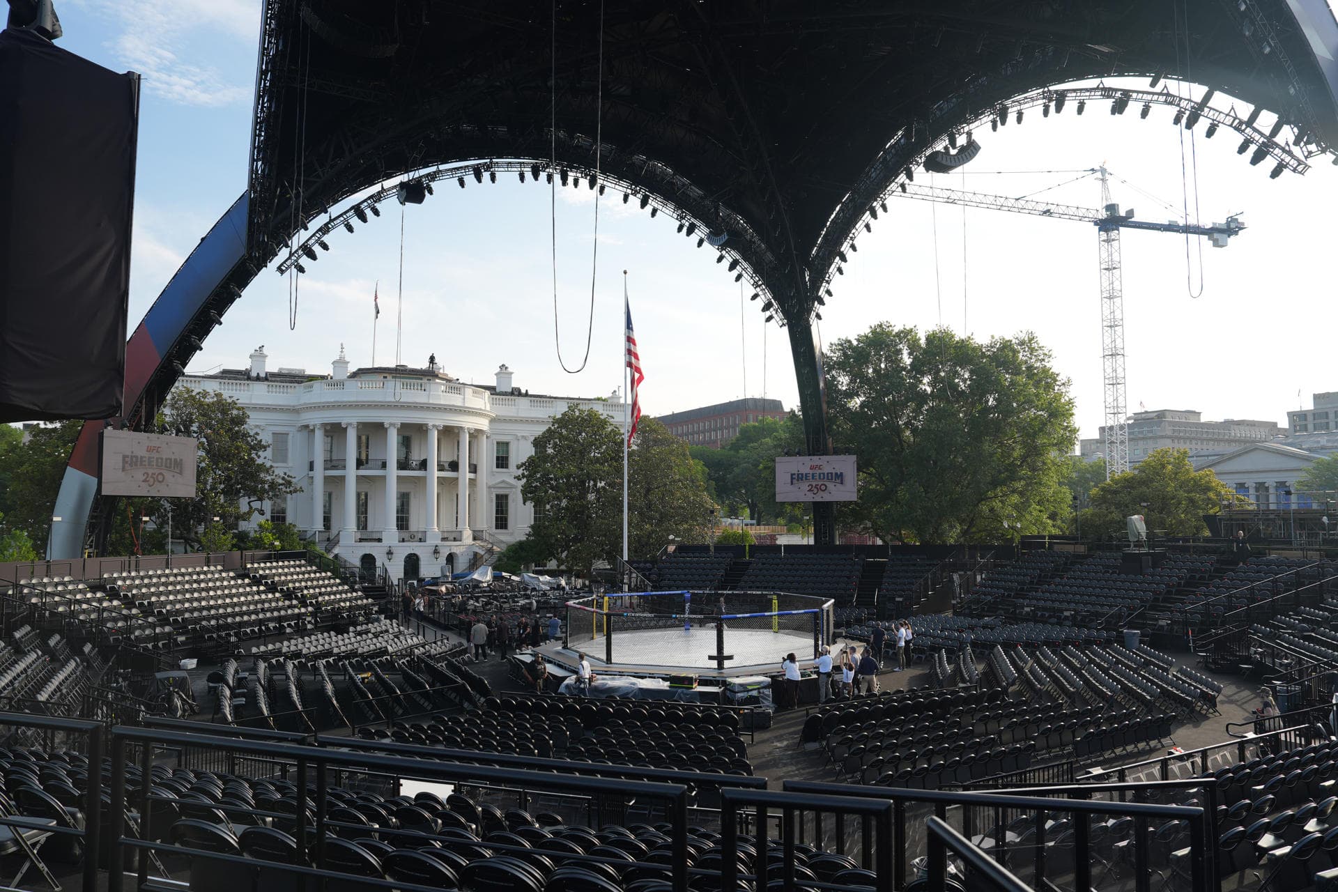 El pronóstico de tormentas amenaza los combates de UFC en el cumpleaños de Trump